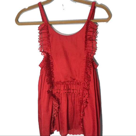 3.1 Phillip Lim Tops - 3.1 Phillip Lim Pink Eyelet Lace Tank Blouse